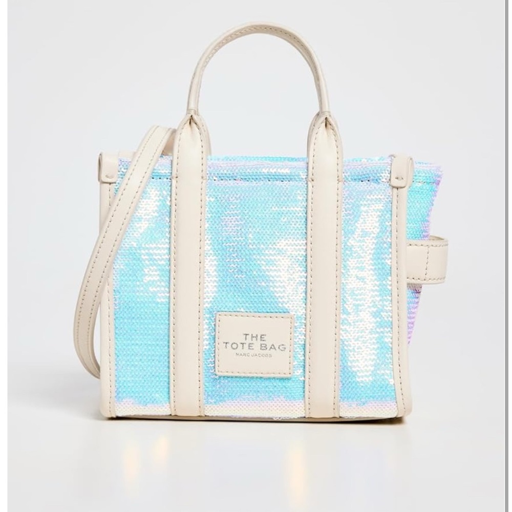 Marc Jacobs Iridescent Blue Tote Bag NWT